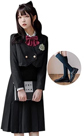 [JIURUN] 制服 森ガール ワンピース ロリータ コスプレ 女子高生 女装 ロリータ服 大きいサイズ ワンピース jk 制服 セット 学生服 ブラウス プリーツスカート cosplay lolita 学園風 アニメ コスチューム 学園祭 文化祭 仮装 通勤 ゆめかわいい