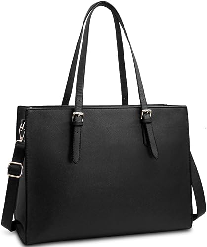 [NUBILY] ビジネスバッグ レディース トートバッグ 大容量 就活 バッグ A4 ハンドバッグ 2way ショルダー PC収納 肩掛け 4色 防水 通勤 斜め掛け