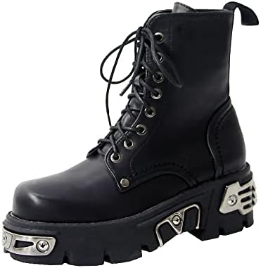 JIALIA ブーツ レディース ショートブーツ シューズ ゴムソール レザー 靴 8ホールブーツ おしゃれ 編み上げ 紐 ドクターマーチン かっこいい おしゃれ 柔らかい 秋冬 滑り止め 美脚 歩きやすい