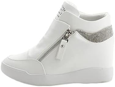 「KZSXX」 インヒールスニーカー スニーカー レディース 厚底 ハイカットインヒール 厚底スニーカー ハイカット スニーカー ジップ スニーカー ハイカット ヒール7cm ハイカットスニーカー レディース靴 スリッポン