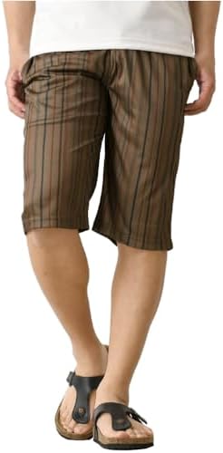 [ラフルーレ] M15 ハーフパンツ メンズ ドライ ストレッチ ショートパンツ 吸汗 速乾 無地 総柄 スポーツ アウトドア