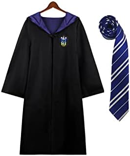 [JIURUN] コスプレ服 ローブマント ネクタイ 衣装 コスチューム コスプレ 男女共用 文化祭 誕生日 漫遊展 マジシャン