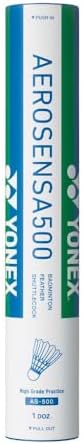YONEX(ヨネックス)バドミントン シャトル エアロセンサ500 1ダース 1(適正範囲温度33℃以上) AS500