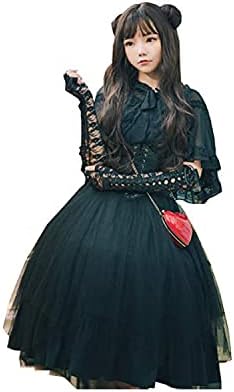 [JIURUN] ワンピース ロリータ ゴスロリ 衣装 ロリータ ジャンパースカート コスプレ アニメ cosplay lolita 大きいサイズ 森ガール 甘ロリ 羽織り 手袋 サッシュベルト 靴下贈る ゴシック ドレス 女装 服 メイド クリスマス ハロウィン お嬢様 かわいい