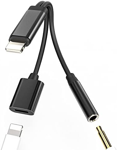 iPhoneイヤホン変換同時3.5mmイヤフォンジャックライトニングきゅうそく充電繋ぐアダプターコード2 in 1アップルMFI認証プラグアイフォンヘッドホン急速充電器分岐アクセサリーけーぶるいやほんAUXケーブルじゃっく二股あだぷたーAppleあいふぉんLightningスプリッター対応Iphone 14 14 Plus 14 Pro 14 Pro Max 13 13 Pro 13 Pro Ma