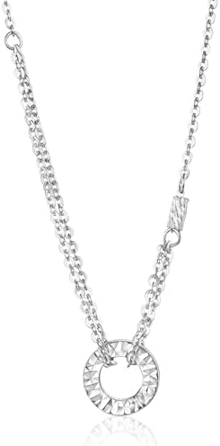 [FANCIME] プラチナ ネックレス レディース リング ペンダント 二連 チェーン LOVE 刻印 円型 Pt950 アクセサリー ジュエリー クリスマス 誕生日 記念日 プレゼント ギフトラッピング付