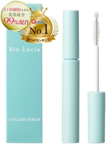 Bio Lucia ビオルチア アイラッシュセラム 6mL×1本 まつ毛美容液 目元美容液 眉毛 睫美容液 人気ランキング ヒト幹細胞 まつげ美容液