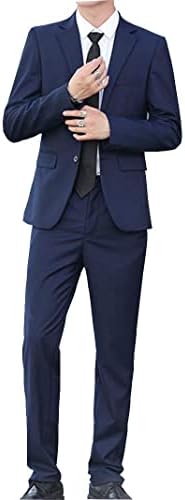 Kira Sutsu Men's Suit, 2-Piece Set, Top and Bottom Set, Jacket, Slacks, Solid Color, 2-Button, Formal Clothes, Weddings, Job Hunting Suit, Parties, Casual