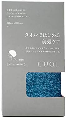 ハートウエル CUOL 今治タオル タオルではじめる美髪ケア スリムバスタオル ヘアドライ ヘアケア 髪の毛 髪 吸水 クオル シンプル 柔らかい ミニバスタオル 1 ヴィンテージブルー