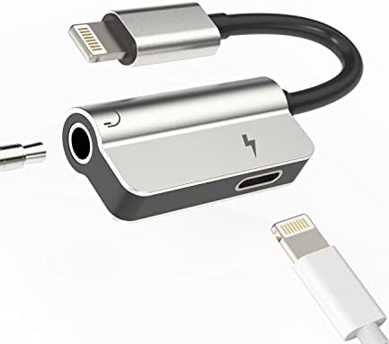 アイフォン 3.5mm イヤホン ジャッ変換 アダプタ 同時 きゅうそく充電 分岐 ク アダプター(2in1)Apple MFI認証アップル アクセサリー プラグ AUXイヤフォン に ライトニング 急速充電器 二股 繋ぐ ヘッドホン スプリッター 人気の あいふぉん Lightning ケーブル じゃっくいやほん あだぷたー コード 携帯 けーぶる 対応iPhone 14 14Plus 14Pr