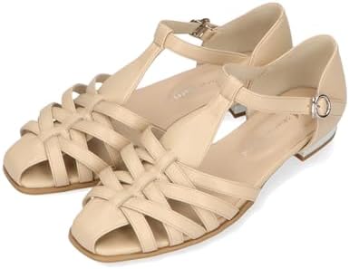 [オリエンタルトラフィック] サンダル グルカサンダル レディース スクエアトゥ フラット ストラップ 大きいサイズ 小さいサイズ 歩きやすい 42112