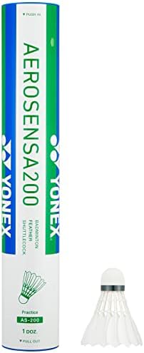 YONEX(ヨネックス)バドミントン シャトル エアロセンサ200 1ダース 2(適正範囲温度27~33℃) AS200
