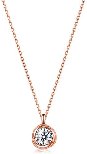 [Free bird] ネックレス レディース ピアス セット 「バラのキッス」 最高級 ジルコニア シルバー ペンダント 金属アレルギー対応 アクセサリー 一粒ジュエリー 誕生日 記念日 バレンタインデー プレゼント