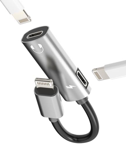 Lightningイヤホンジャックアダプター（2in1）対応Apple MFI認証ライトニングけーぶる同時急速充電器変換アップル分岐繋ぐヘッドホンプラグアクセサリーアイフォン有線イヤフォンスプリッター対応iPhone 14 Plus 14 Pro 14 Pro Max 13 Pro 13 Pro Max 13 Mini 12 11pro Max Xs 7 8plus 対応iPad Air Pro