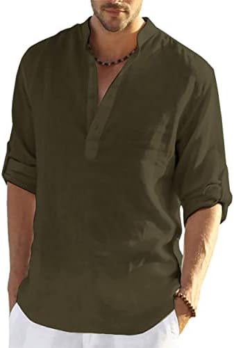 [Zon Smaids] [ ゾンスマイズ ] リネン トップス 夏 綿 麻 5分袖 t T シャツ 無地 襟 風 ドロップ ショルダー カットソー メンズ