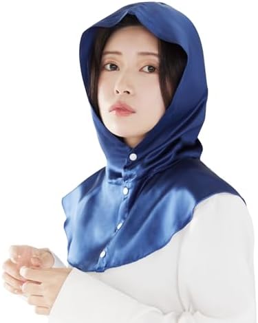 [GenSilk] シルクナイトキャップ ナイトキャップシルク100% 夏用 接触冷感 シルクキャップ フードタイプ 朝まで脱落なし おしゃれ シルクナイトキャップ ロングヘア用 ヘアキャップ 枝毛・寝癖防止 保湿美髪 日焼け防止 母の日 プレゼント