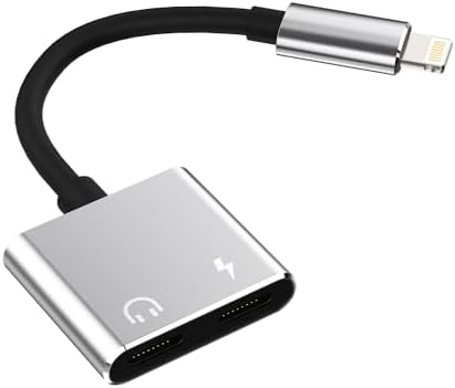Lightning イヤホンジャック変換アダプター（2in1）同時ライトニングケーブル急速充電器対応Apple MFI認証アップルAUXコード分岐繋ぐプラグアイフォン有線ヘッドホンあだぷたー対応スマホパソコンアクセサリー対応iPhone 14 Plus 14 Pro 14 Pro Max 13 Pro Max 13 Mini 12 11pro Max 7 8plus 対応Ipad Air Pro