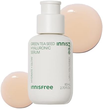 イニスフリー(Innisfree) グリーンティーシード ヒアルロン セラム 80ml - 正規品 導入美容液 水分たっぷり 脂性肌 乾燥肌 混合肌 水分補給 保湿 うるおい 乾燥 韓国コスメ