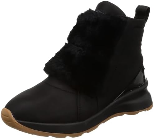 [ランバンオンブルー] スニーカーブーツ フェイクファーモチーフハイカットスニーカー レディース