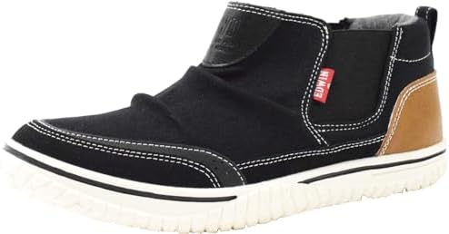 [エドウイン] スニーカー ミッドカット ハイカット サイドゴア スポーツスニーカー ブーツスニーカー おしゃれ かわいい ドレープ カジュアル 合わせやすい 軽量 ふかふかクッション レディース