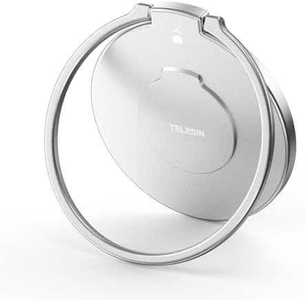 TELESIN°スマホリング MagSafe対応 DJI 用Osmo Mobile 6/OM 5/OM 4/OM 4 SE/OM SE マグセーフ リング マグネットリング式スマホホルダー マグネット 携帯リング 薄型 iPhone15/15 Pro/15Pro Max iPhone14/14 Pro iPhone13/13 Pro/13 Pro Max/13 Mini iPhone12対応