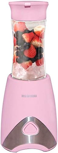 アイリスオーヤマ(IRIS OHYAMA) ミキサー ブレンダー ブレンダーボトル ジューサー 330ml ピンク PBB-330-P