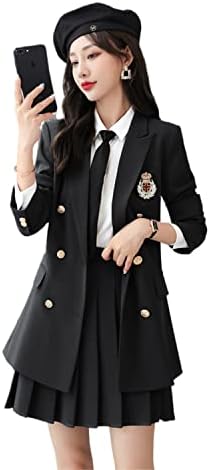 [JIURUN] 制服 ロリータ 卒業式 入学式 スーツ ゴスロリ 女子 大きいサイズ 卒服 フォーマル スーツ 衣装 軍服 ロリータ プリーツ スカート 女装 服 ゴシック ドレス 女装 服 クリスマス ハロウィン学園風 発表会 通学 中学生 高校生