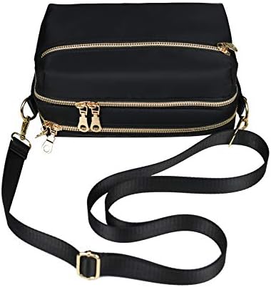 [Yanaier] ショルダーバッグ 斜めがけマザーバッグ人気 かわいい 超軽量 多層 大容量 ミニバッグ ナイロン 防水 お財布 ポシェット 通勤 旅行 ポーチ レディース