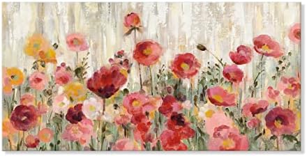 7Fisionart アートパネル 花 壁アート 絵画 多彩な花 抽象 インテリア おしゃれ キャンバスプリント 北欧 ポスター アート モダン 壁の絵