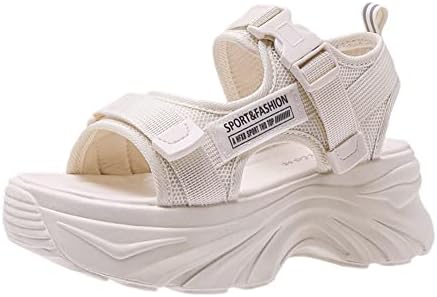 [D.IIZOO] スポーツサンダル レディース 厚底 サンダル 大きいサイズ スポサン 調節可能 歩きやすい ベルクロ 疲れにくい DD863