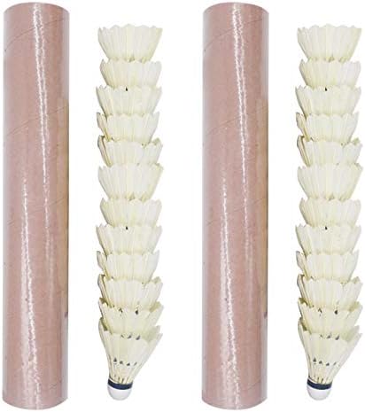 フレモア・バドミントンシアトル練習用部活サクルガチョ羽根筒ケース付き24個入