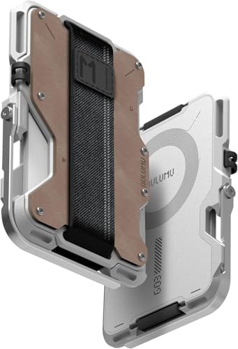 Aulumu G03 レザーメタルカードケース - [MagSafe対応] 多機能 - 携帯電話スタンド/グリップ - 栓抜き  RFIDシールド