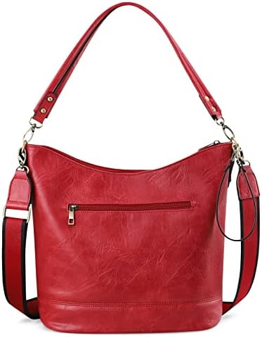 [FUKUYIN] ショルダーバッグ レディース 3WAY レザー トートバッグ 鞄 レディース 大容量 肩掛け 斜め掛けバッグ 3本ストラップ 付き おしゃれ シンプル 軽量 通勤 通学 ギフト