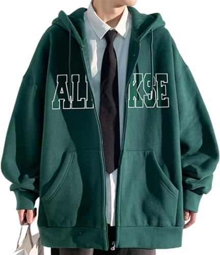 Luxe Relax Men's Logo Hoodie, Loose Fit, Large, 5 Colors, Spring, Autumn, College Logo, Tops