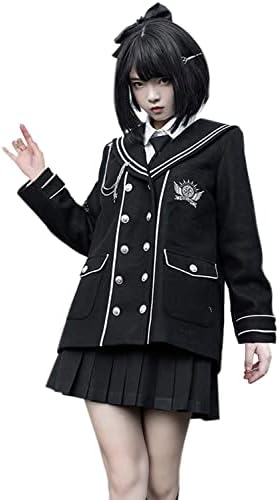 [JIURUN] 制服 ロリータ ゴスロリ 衣装 軍服 ハロウィン コスプレ アニメ cosplay lolita 森ガール ロリータ プリーツ スカート ブラウス 女装 服 ゴシック ドレス 女装 服 クリスマス ハロウィン 大きいサイズ 学園風 かわいい