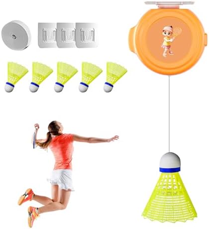 aninako バドミントン 自動バックバトミントン 6個セット 一人で練習 バドミントントレーナー 室内バックバトミントン ボール 一人 練習 リターン シングル 自動バドミントン 一人練習 愛好者対応 弾性 バドミントン練習器具 自習 室内バドミントン自動リターン 一人 で 持ち運びに 便利 初心者 トレーニング セット 練習補助