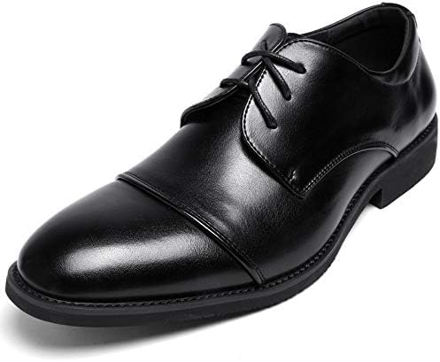 [Persyuair] 革靴 メンズ ビジネスシューズ 黒 茶 歩きやすい 防水 ウォーキング スニーカー 通気性 高級レザー 防臭 軽量 防滑 走れる 大きいサイズ 24㎝~29㎝ ストレートチップ 紳士靴 美脚 外羽根 冠婚葬祭 通勤 喪服