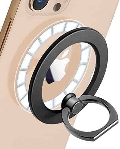 ＺＮＸ＼ＺＥＮＩＸ MagSafe対応 充電 対応 スマホ ホールド リング ロゴ 見せ ZX-safering2 (ブラック)