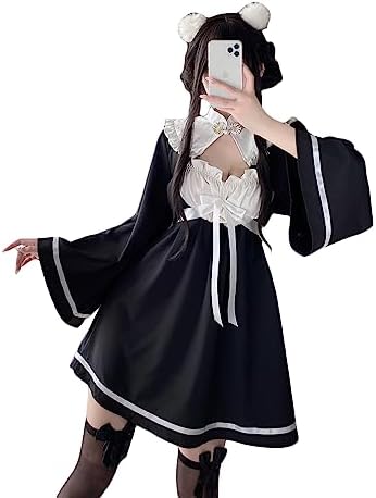 [Mominks] チャイナ服 コスプレ 2点セット (キャミソールワンピース+ショール) チャイナドレス セクシー 刺繍 可愛い かわいい ハロウィン クリスマス 文化祭 学園祭 女装 人気 Cosplay