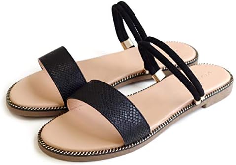 [アミアミ] サンダル 1.5cm レディース ぺたんこ 2WAY ダブルストラップ FX2104