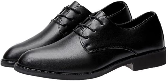 [FleurUneffe] bs1 PUレザー ビジネスシューズ 合皮 革靴 紳士靴 メンズ ドレスシューズ 本革 プレーントゥ 喪服 入学式 靴 革靴 (bs1)