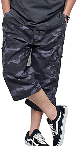 メンズ 大きいサイズ パンツ 7分丈 クロップドパンツ M L LL 3L 4L 5L カーゴパンツ 10000705