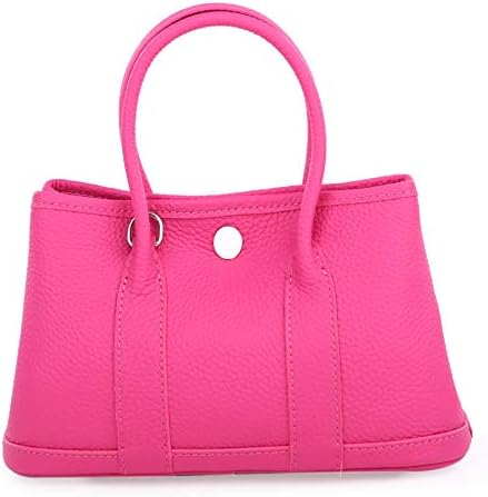 [nico nimo] ニコニモ ミニトートバッグ 高級本革 ミニハンドバッグ本革 レディースショルダーバッグ おしゃれ 手提げバッグ牛革 肩掛けショルダー付