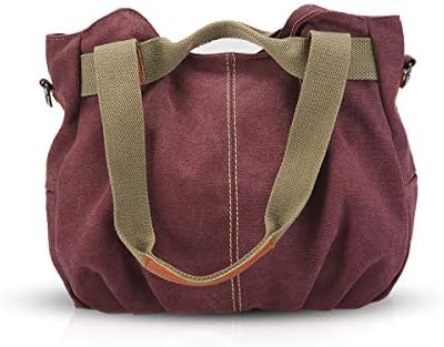 [NICOLE & DORIS] トートバッグ ホーボー キャンバスバッグ レディース バッグ カジュアル おしゃれ 大容量 ハンドバッグ 肩掛け 斜めが 手提げ 帆布ショルダーバッグ ショッピング 出張 通勤 通学