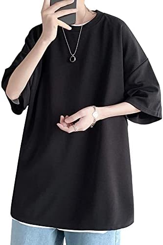 [Poperdision] 夏服 メンズ 半袖tシャツ メンズ ビッグt 無地 大きい おおきい サイズ 軽い 柔らかい シルエット おしゃれ ファッション