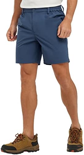 メンズ アウトドア ショートパンツ 山登り ウェア ジョギング ハーフパンツ スポーツ トレッキングパンツ ストレッチ 速乾 撥水 半ズボン ゴルフ ウォーキング 短パン サイクルパンツ 五分丈 ポケット付き 8色