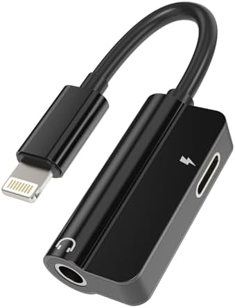 アイフォンイヤホンアダプター(2in1) ライトニングを3.5mmヘッドホンジャック変換あだぷたー同時急速充電器対応 Apple MFI認証Lightning AUX分岐繋ぐライトニングプラグアクセサリーアイフォン有線 イヤフォンあだぷたー対応iPhone 14 Plus 14 Pro 14 Pro Max 13 Pro Max 13 Mini 11 12pro Max対応IPad Air Pro