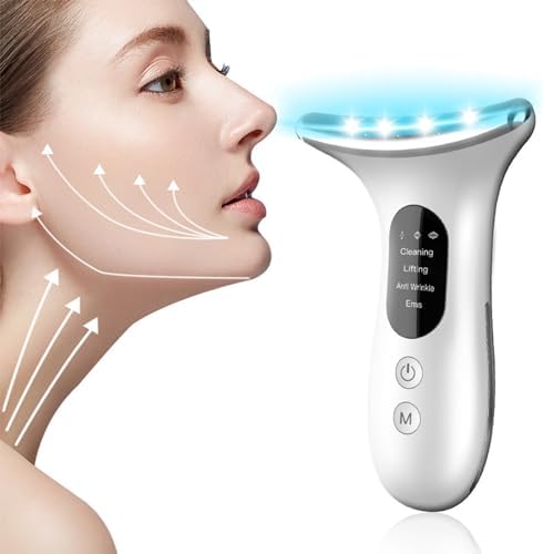 美顔器 4つモード 1台両用 フェイスケア ボディケア 美顔ローラー 男女兼用 EMS多機能美顔器 家庭用美顔器 USB充電式 超軽量 持ち運び便利 家庭用 男女兼用 誕生日 母の日 日本語取扱説明書