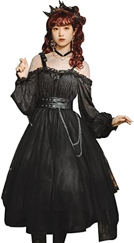 [JIURUN] ワンピース ロリータ ゴスロリ 衣装 ロリータ ジャンパースカート コスプレ アニメ cosplay lolita 大きいサイズ 森ガール 甘ロリ 羽織り 手袋 サッシュベルト 靴下贈る ゴシック ドレス 女装 服 メイド クリスマス ハロウィン お嬢様 かわいい