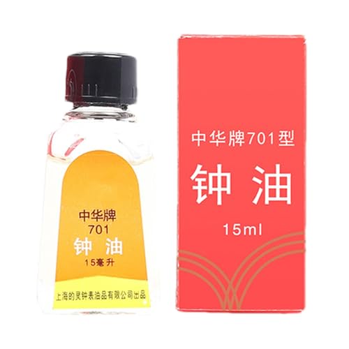 時計オイル、リールオイル - 時計油ベアリング用合成潤滑油 15ml,精密機器、刺繍・時計修理、時計メンテナンス用刺繍機械油